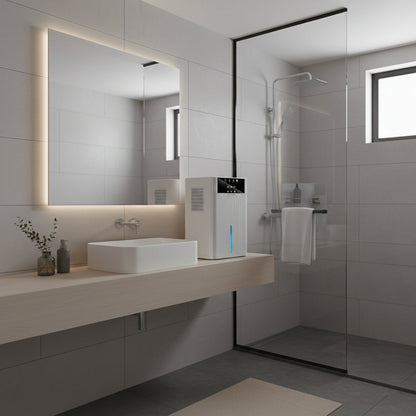 Déshumidificateur d'Air Portable – Grande Capacité et Écran LED – Cuisine Cave et Salon