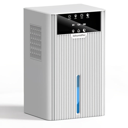Déshumidificateur d'Air Portable – Grande Capacité et Écran LED – Cuisine Cave et Salon