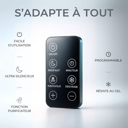 Déshumidificateur & Purificateur d'Air - Silencieux pour Maison, Chambre, Cuisine